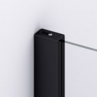 Sanswiss Divera ścianka wolnostojąca Walk-in 70 cm czarny mat D22WI1H0700607