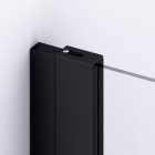 Sanswiss Divera ścianka wolnostojąca Walk-in 70 cm czarny mat D22WI1H0700607