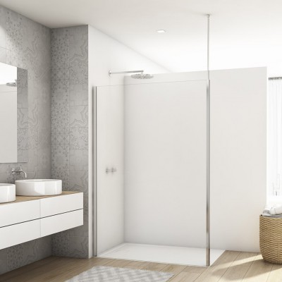 Sanswiss Divera ścianka wolnostojąca Walk-in 70 cm srebrny połysk D22WI1V0705007