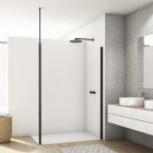 Sanswiss Divera ścianka wolnostojąca Walk-in 70 cm czarny mat D22WI1V0700607