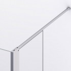 Sanswiss Divera ścianka wolnostojąca Walk-in 70 cm srebrny połysk D22WI20705007