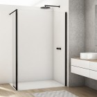 Sanswiss Divera ścianka wolnostojąca Walk-in 70 cm czarny mat D22WI20700607
