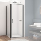 Sanswiss Divera ścianka prysznicowa 70 cm boczna do drzwi czarny mat D22F10700607