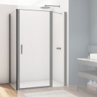 Sanswiss Divera ścianka prysznicowa 70 cm boczna do drzwi czarny mat D22F10700607