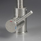 Deante Neo Luno bateria kuchenna stojąca biały/stal BOC_W740