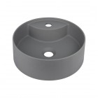 Deante Silia umywalka nablatowa okrągła 36 cm antracyt metalik CQS_TU4B