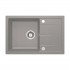 Deante Leda zlewozmywak granitowy 67x44 cm szary metalik ZRD_S113