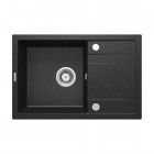 Deante Corio zlewozmywak granitowy 67x44 cm odwracalny grafitowy ZRC 2113