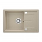 Deante Leda zlewozmywak granitowy 67x44 cm piaskowy ZRD 7113