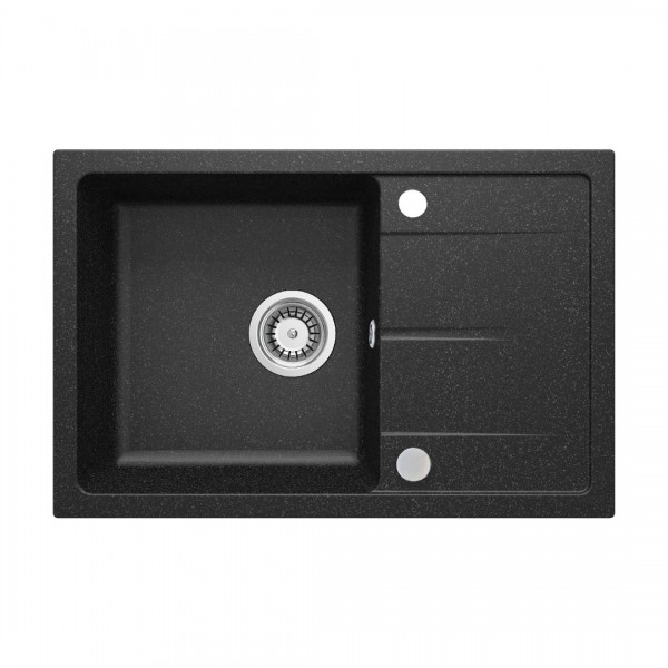 Deante Leda zlewozmywak granitowy 67x44 cm grafitowy ZRD 2113