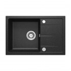 Deante Leda zlewozmywak granitowy 67x44 cm grafitowy ZRD 2113