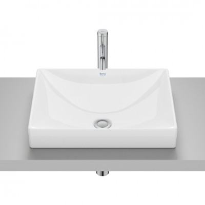 Roca Ona umywalka 50x38 cm prostokątna wpuszczana w blat biała A32768K000