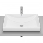 Roca Ona umywalka 60x38 cm prostokątna wpuszczana w blat biała A32768M000