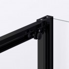 Sanswiss Divera drzwi prysznicowe 100 cm czarny mat D22S2B1000607