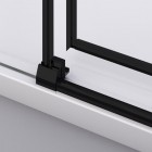 Sanswiss Divera drzwi prysznicowe 100 cm czarny mat D22S2B1000607