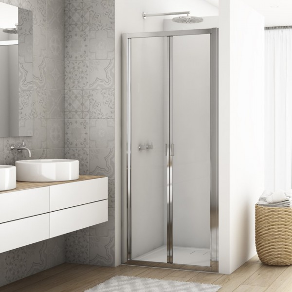 Sanswiss Divera drzwi prysznicowe 80 cm srebrny połysk D22K0805007