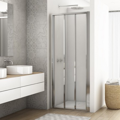 Sanswiss Divera drzwi prysznicowe 80 cm srebrny połysk D22S30805007