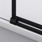 Sanswiss Divera kabina prysznicowa półokrągła 80 cm czarny mat D22SRB550800607