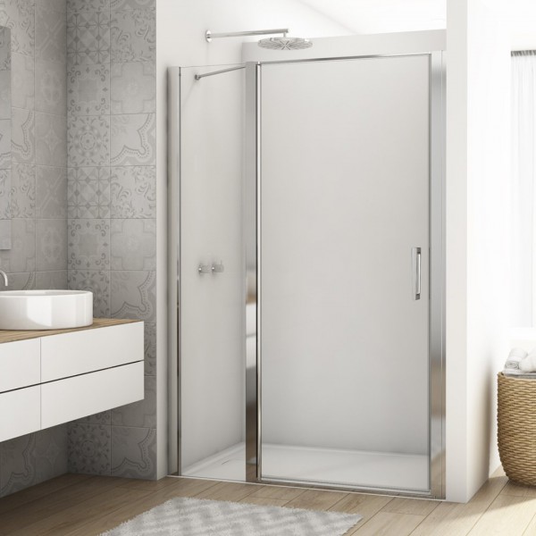 Sanswiss Divera drzwi prysznicowe 90 cm srebrny połysk D22T13070205007