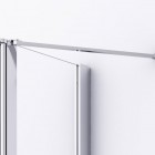 Sanswiss Divera drzwi prysznicowe 90 cm srebrny połysk D22T13070205007