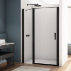 Sanswiss Divera drzwi prysznicowe 110 (70+40) cm czarny mat D22T13070400607