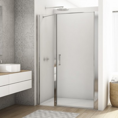 Sanswiss Divera drzwi prysznicowe 150 (100+50) cm srebrny połysk D22T31100505007