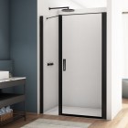 Sanswiss Divera drzwi prysznicowe 110 (90+20) cm czarny mat D22T31090200607
