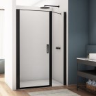 Sanswiss Divera drzwi prysznicowe 140 (90+50) cm czarny mat D22T31090500607