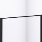 Sanswiss Divera drzwi prysznicowe 70 cm czarny mat D22T10700607