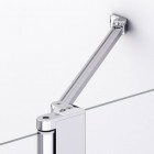 Sanswiss Divera kabina prysznicowa półokrągła 80 cm srebrny połysk D22ERB550805007