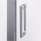 Sanswiss Divera kabina prysznicowa półokrągła 80 cm srebrny połysk D22ERB550805007