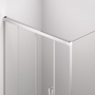 Sanswiss Cadura kabina prysznicowa kwadratowa 100x100 cm lewa srebrny połysk 56548