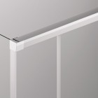 Sanswiss Cadura kabina prysznicowa prostokątna 100x75 cm prawa srebrny połysk 56614