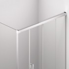 Sanswiss Cadura kabina prysznicowa prostokątna 100x75 cm prawa srebrny połysk 56614