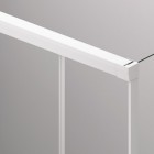 Sanswiss Cadura kabina prysznicowa kwadratowa 100x100 cm lewa biały mat 56673