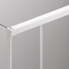 Sanswiss Cadura kabina prysznicowa prostokątna 100x70 cm prawa biały mat 56738