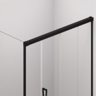 Sanswiss Cadura kabina prysznicowa prostokątna 100x70 cm prawa czarny mat 56858