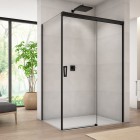 Sanswiss Cadura kabina prysznicowa prostokątna 100x70 cm prawa czarny mat 56858