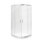 Besco Modern 185 kabina półokrągła drzwi przesuwne 90x90 cm MP-90-185-C