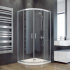 Besco Modern 185 kabina półokrągła drzwi przesuwne 90x90 cm MP-90-185-C