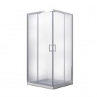 Besco Modern 185 kabina kwadratowa drzwi przesuwne 90x90 cm MK-90-185-C