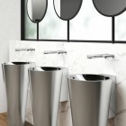 Delabie Binoptic bateria elektroniczna umywalkowa z regulatorem temperatury zasilanie 230/12V chrom 379MCH