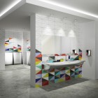 Delabie Temposoft 2 bateria czasowa umywalkowa ścienna do wody zmieszanej chrom 741500