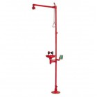 Makoinstal zestaw natryskowy i oczomyjka bezpieczeństwa na kolumnie 1100/370