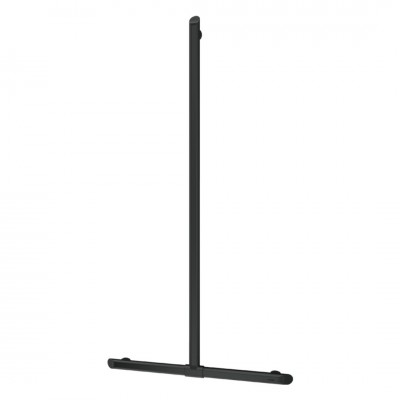 Delabie Be-Line poręcz T z przesuwnym drążkiem czarny mat 511944BK