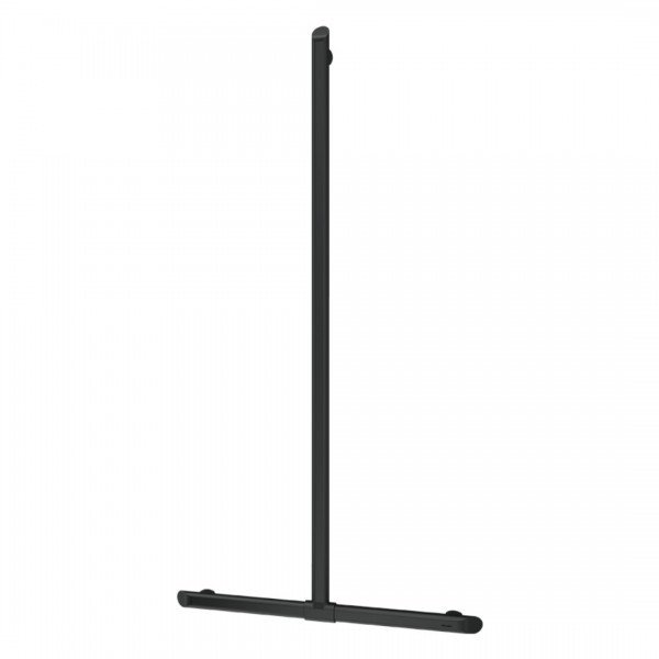 Delabie Be-Line poręcz T z przesuwnym drążkiem czarny mat 511944BK