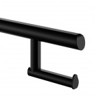 Delabie Be-Line uchwyt na papier do poręczy czarny mat 511965BK