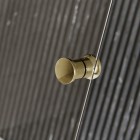 Besco Easy Slide parawan 2-skrzydłowy 100x150 cm złoty PESG-2S