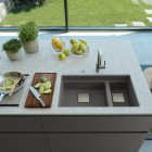 Franke Kanon KNG 120 zlewozmywak 76x46 cm Fragranit+ kamienny szary 125.0528.639