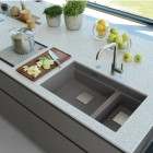 Franke Kanon KNG 120 zlewozmywak 76x46 cm Fragranit+ kamienny szary 125.0528.639